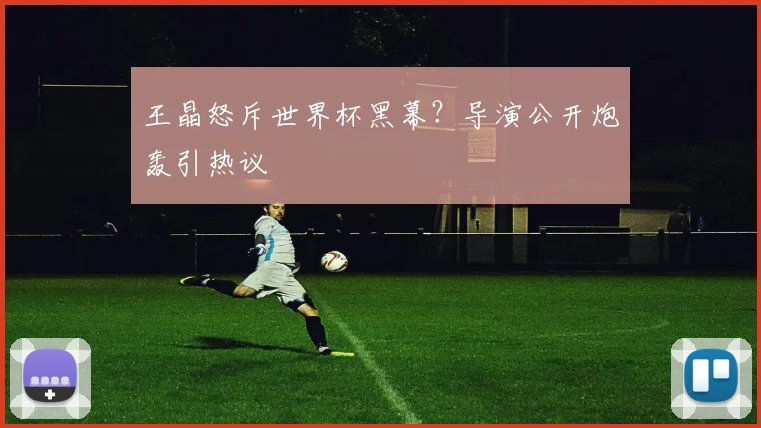王晶怒斥世界杯黑幕？导演公开炮轰引热议